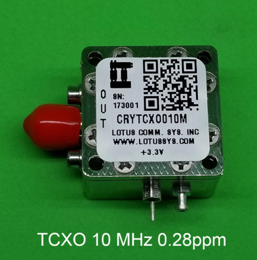 OSCILLATOR TCXO (STRATUM 3) 10 MHZ (0.28 PPM) IN ENCLOSURE（CRYTCXO010M）