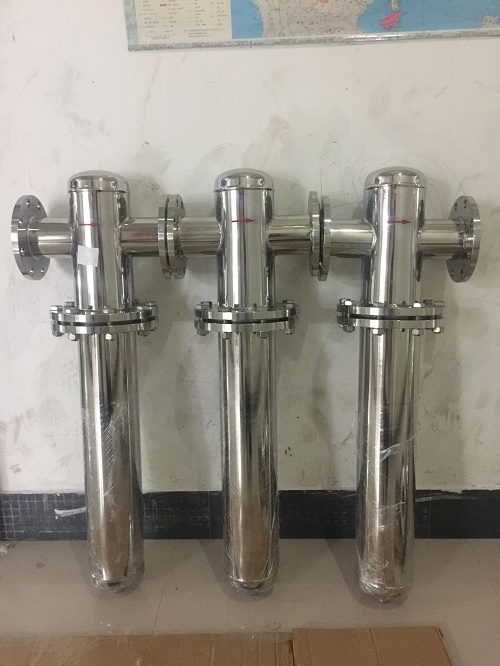 避难硐室供氧系统 矿用压风不锈钢过滤器