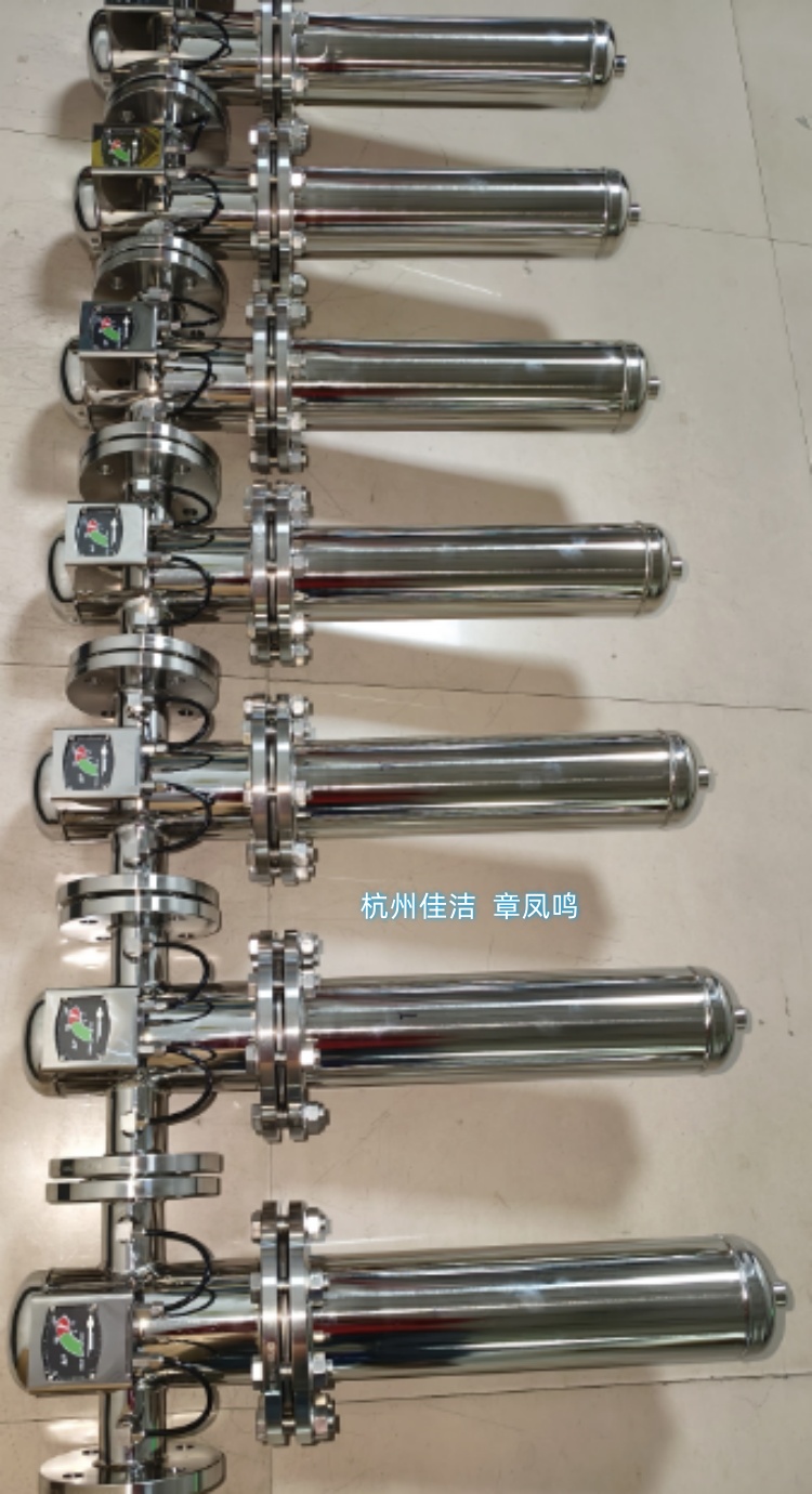 不锈钢压缩空气过滤器 3um 1um 0.1um 0.01um精密过滤器