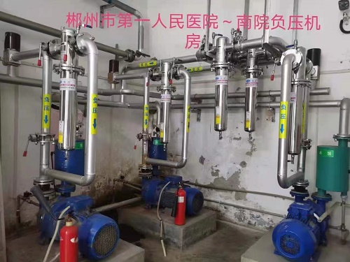真空泵排气口消毒装置 医院负压吸引灭菌过滤 废气排放消毒装置