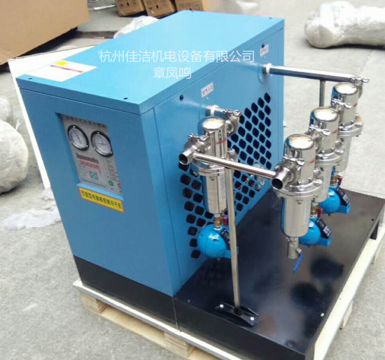 高压激光切割机配套冷干机 激光切割机配套过滤器 高温型水冷冷干机